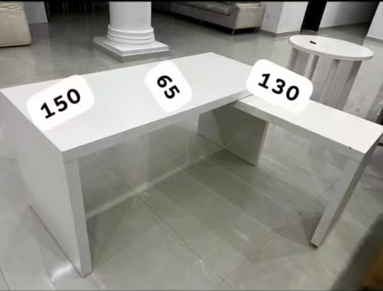 Used Office Desk – White – 150×65×130 cm636068115087391110