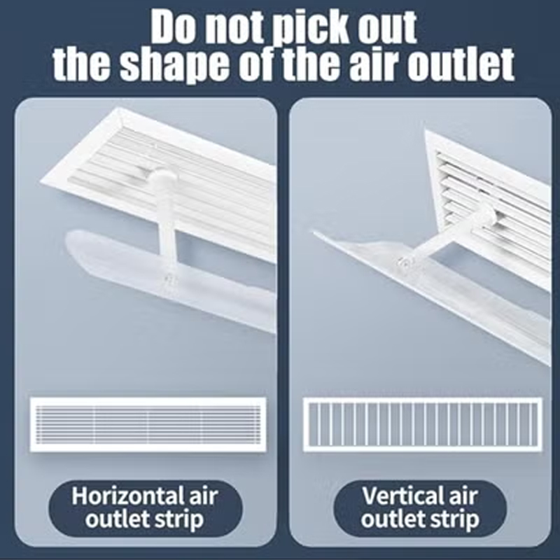 Central Air Conditioner Deflector Adjustable Punch-free Anti Direct Blowing Outlet Air Baffle Windshield WR-5663680517019523113