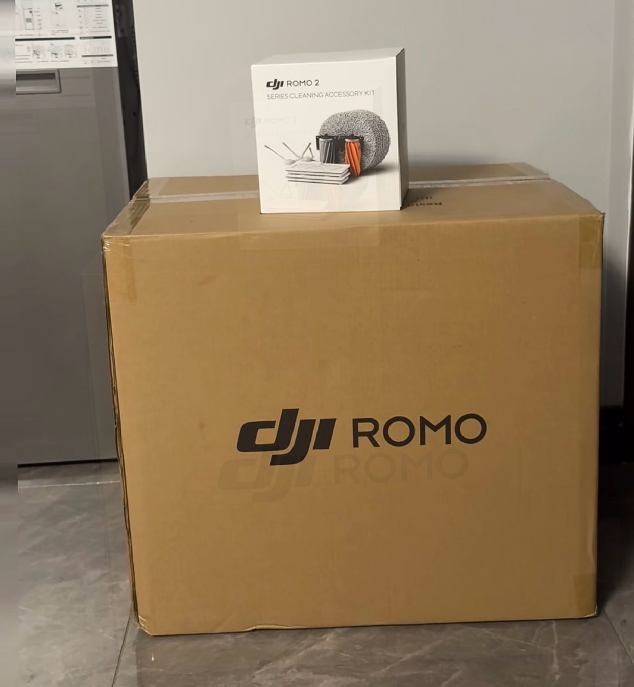 New DJI ROMO P2 Robot Vacuum with Original Packaging