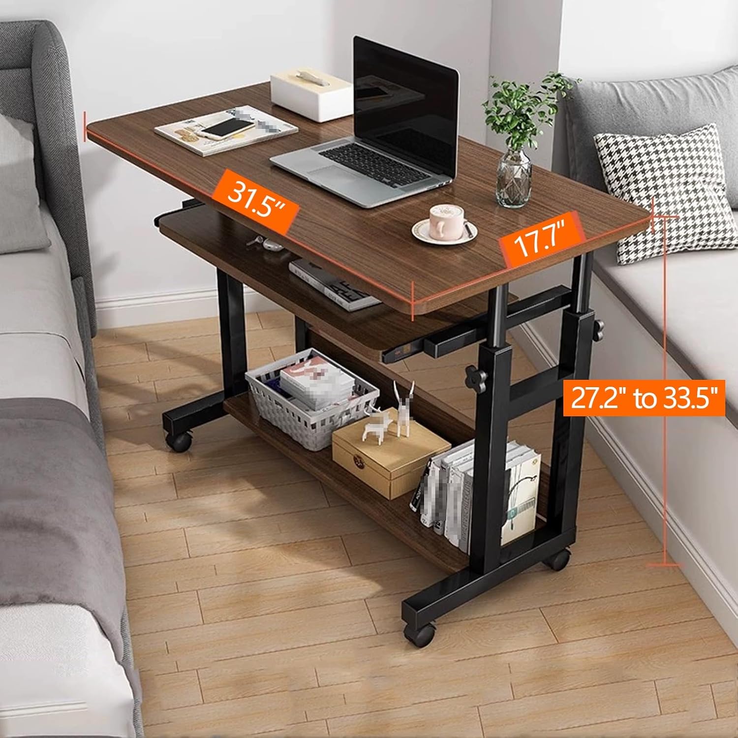 Brand New Twin Size Over Bed Table 63606372578049111
