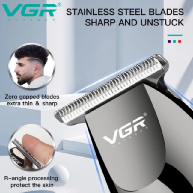 VGR 030 Hair Trimme Professional Haircut Machine Cordless Hair Cutting Machine Electric Barber Hair Clipper Clipper for Men63203534316291113