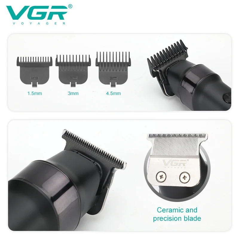 ماكينة حلاقة شعر اللحية VGR V987 الاحترافية للرجال، ماكينة حلاقة كهربائية، ماكينة حلاقة الوجه مقاومة للماء، ماكينة قص شعر قابلة لإعادة الشحن63225290654593113