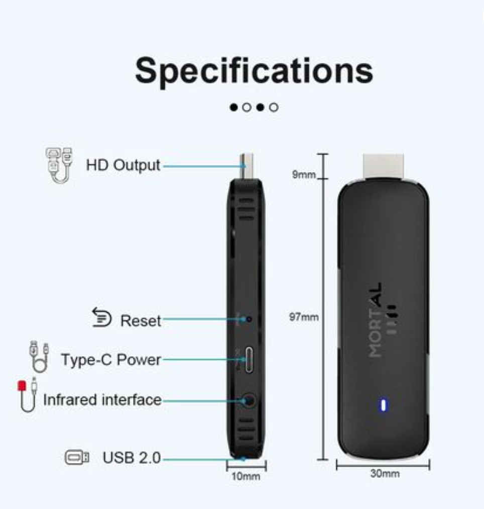 Q8 Android14 Smart TV Stick Mortal Wifi6 AllwinnerH313 Chip Quad core 1000M Lan Bluetooth 5 4K video Chromecast Streaming Media63238324701570111