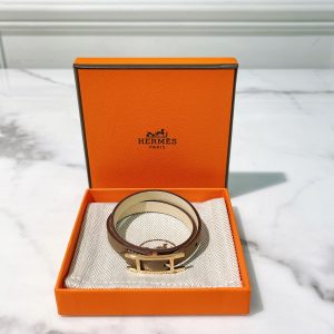 HERMES BEHAPI DOUBLE TOUR BRACELET64321583369601110