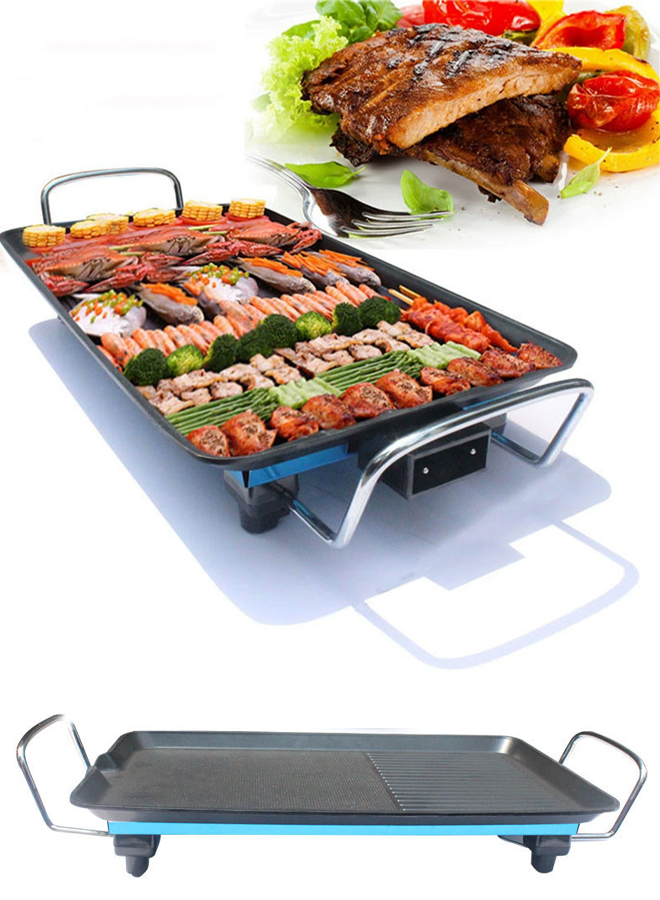 Smokeless Indoor Electric Grill Copper Large Nonstick Table Top Grill Indoor Grilling BBQ 6666017963680973225346112