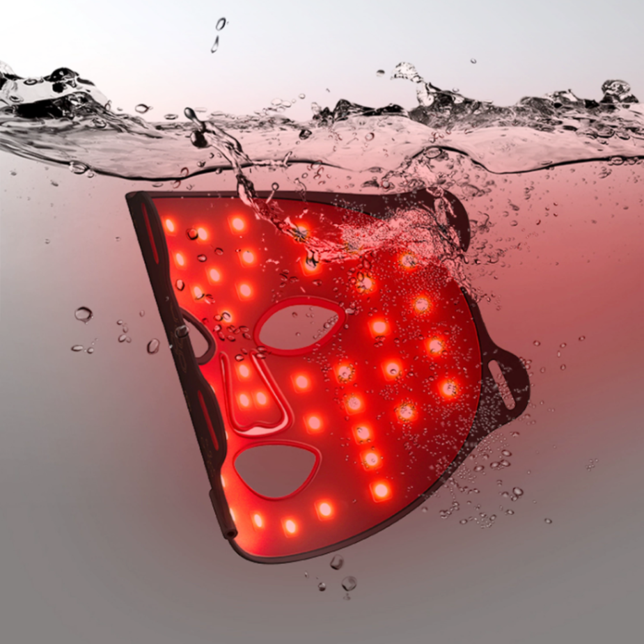 LED Red Light Therapy Face Mask – 6-Wavelength Red/Blue/Yellow/Infrared for Brightening, Anti-Acne & Anti-Aging – Adjustable 10–30 Min Timer63081209227907110