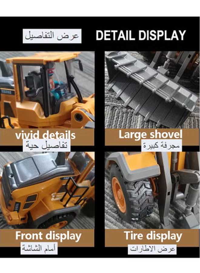 Toy car RC Bulldozer Multi-function Electric Loading And Transporting Engineering Vehicles Lights 6666017463680615703811114