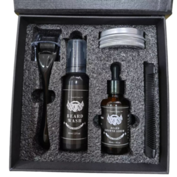 XIKEZAN Luxury Upgraded Beard Kit Barber Care Products Unscented Beard Balm Men Beard Gift Set for Smoothing63267942106242114