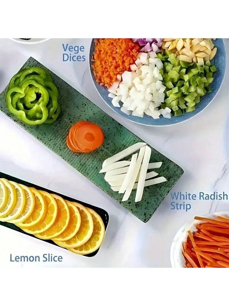 Multi-functional vegetable slicer, french fry cutter, salad and fruit slicer (fast distribution)63602939806977113