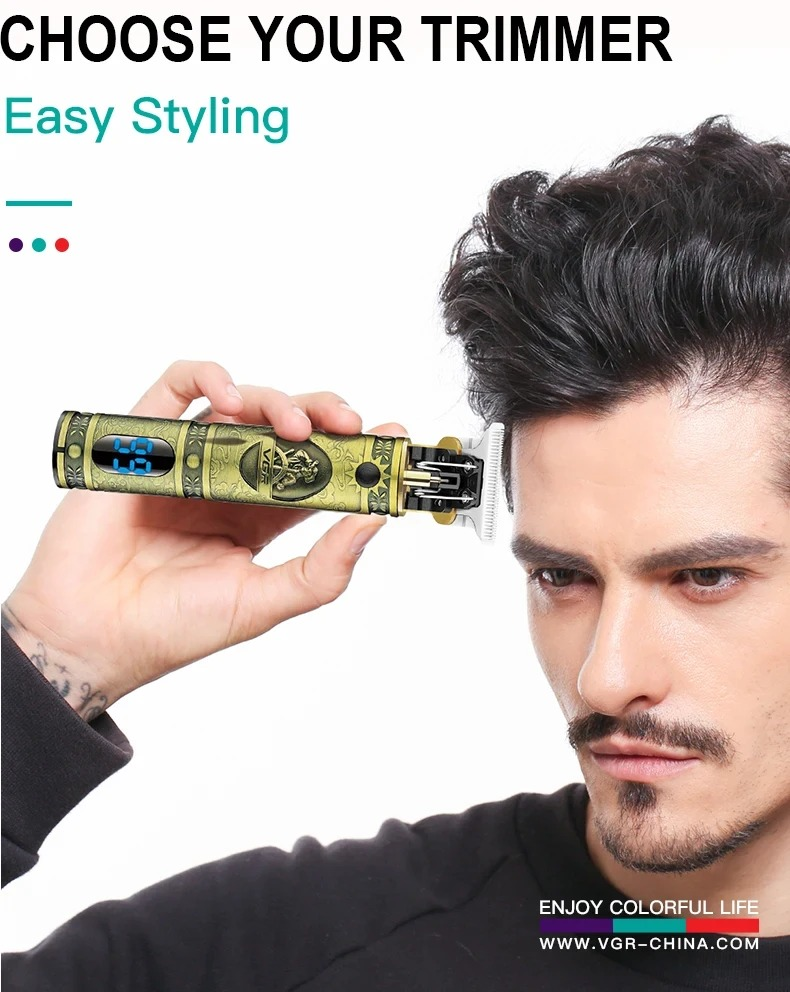 VGR 228 T-blade Barber Machines Professional Beard Trimmer Cordless Hair Clipper Electric Hair Trimmer for Men63203414065282114