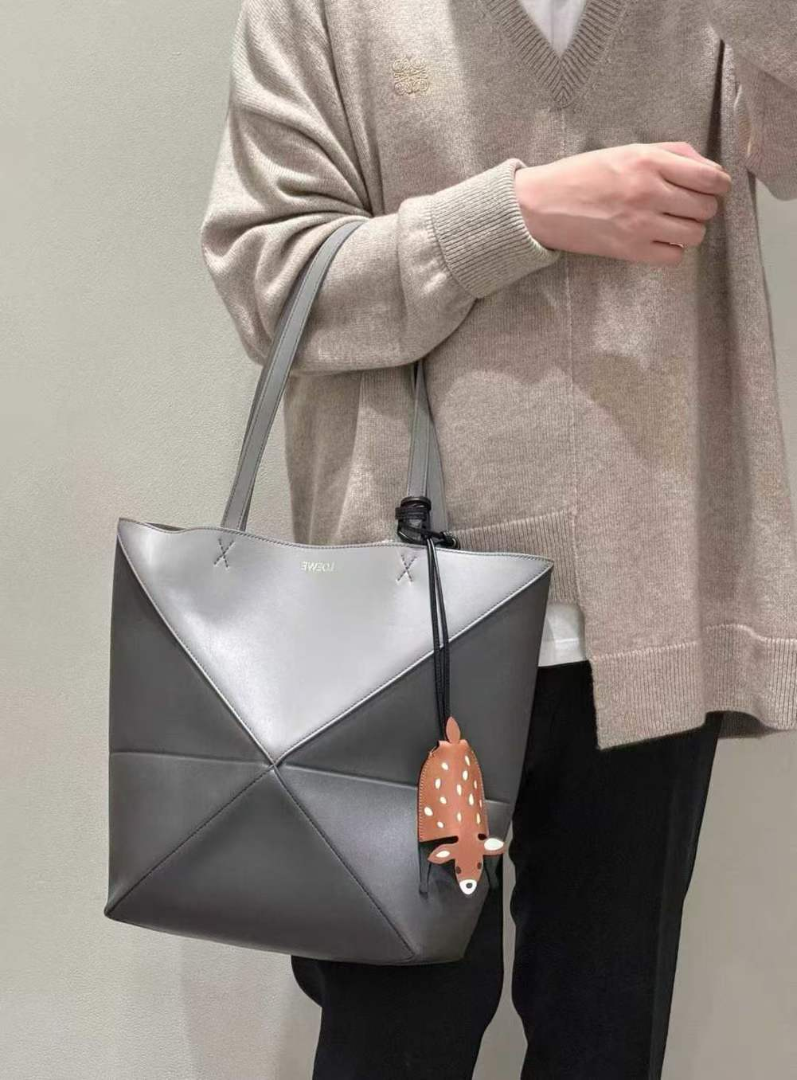 Loewe Puzzle Fold Bag Small – Glossy Nappa Leather | 95% New63227680054017111