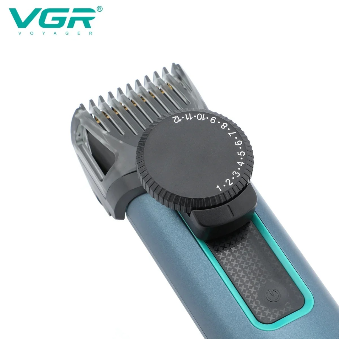 ماكينة قص شعر VGR V973، ماكينة قص شعر كهربائية، ماكينة قص شعر مقاومة للماء، ماكينة قص شعر قابلة للتعديل، ماكينة قص شعر للرجال بشفرة على شكل حرف T63214083503489112