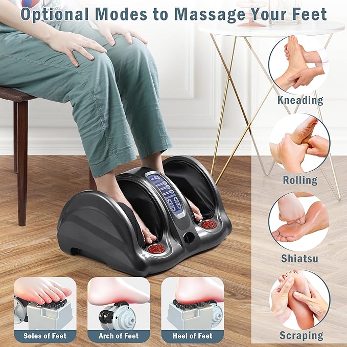 Brand New Electric Foot Massager with Heat & Compression63614289183106114