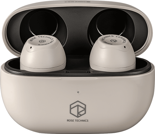 ROSESELSA Ceramics Wireless Earbuds, High-Fidelity Sound, 60ms Gaming Earphones, 35H Playtime with Super Charge, IPX5 Sweat Resistant, Dual Connectivity, Bluetooth 5.3, ENC（Gray）63656220004610110