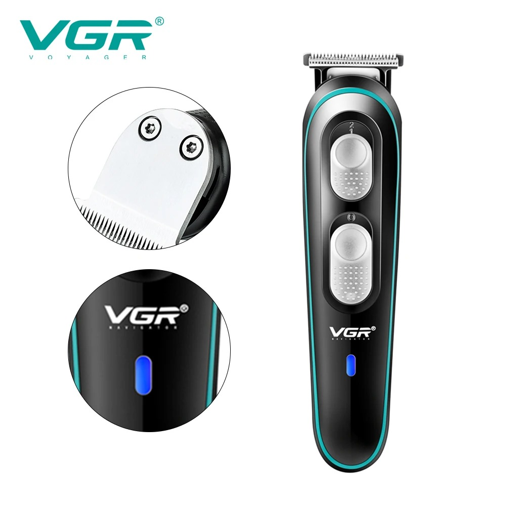 ماكينة حلاقة شعر احترافية VGR V055، ماكينة حلاقة شعر للرجال مقاومة للماء، أدوات تصفيف قابلة لإعادة الشحن، ماكينة حلاقة لاسلكية للحلاقين63203486888579111