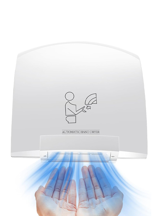 Electric Hand Dryer Commercial Compact Air Wiper Automatic Hand Air Dryer for Dry Machine Wall Business Home Household Restroom Office Mall 6666013063526311335042110
