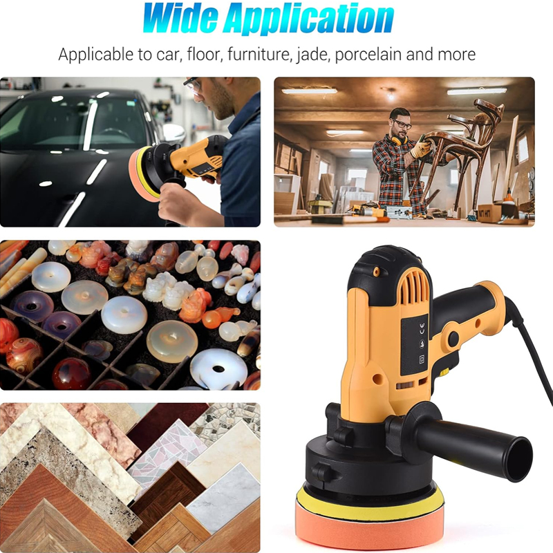 Buffer Polisher Buffer Waxer Variable Speed Car Polisher Detachable Handle Cloth Bonnet Pad Spanner 6666021563681132665601114