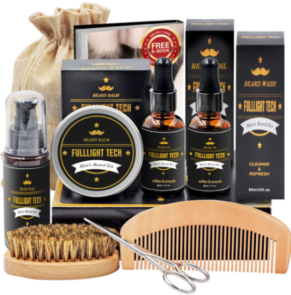 XIKEZAN Men Beard Grooming Trimming Kit Care Beard Growth Kit Oil Barber Beard Product Kit63267754771970118
