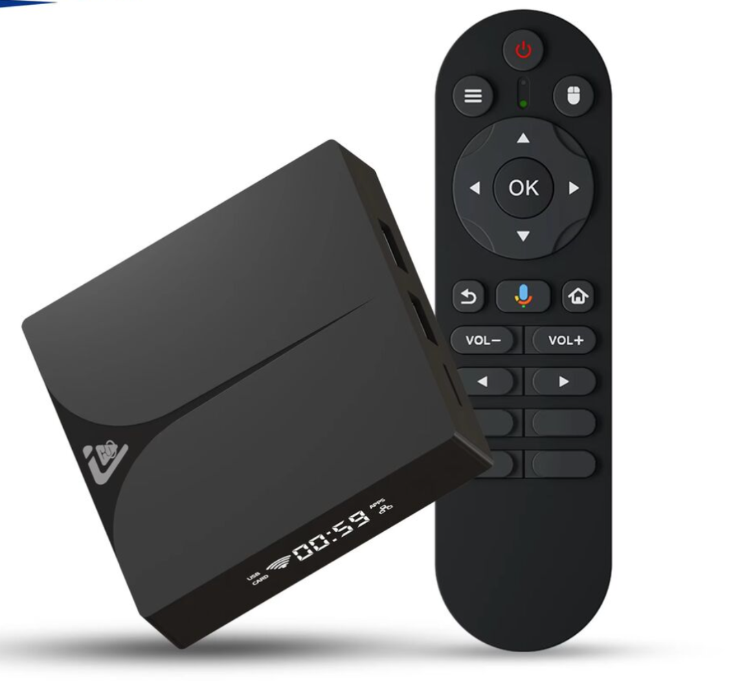 جهاز تلفاز ذكي C8 Amlogic S905d2 بسعة 16 جيجابايت، جهاز استقبال تلفزيوني يعمل بنظام أندرويد 14، مع جهاز تحكم عن بعد بخاصية البلوتوث والصوت، بشاشة عرض رقمية، جهاز أندرويد بوكس63234649060483111