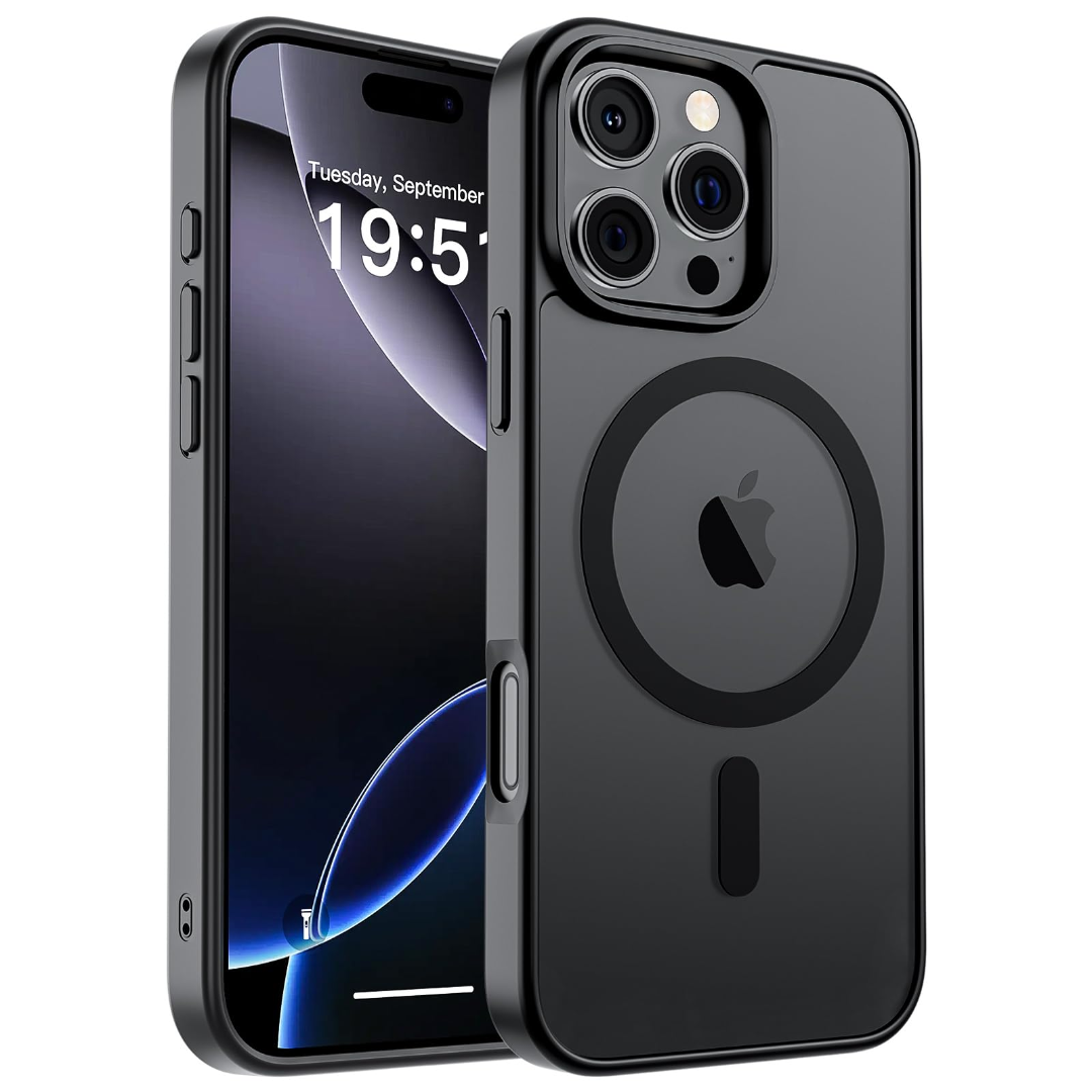 Magnetic for iPhone 16 Pro Max Case (Compatible with MagSafe) (Military Grade Drop Protection) Translucent Matte Shockproof Phone Cover63479877753219111