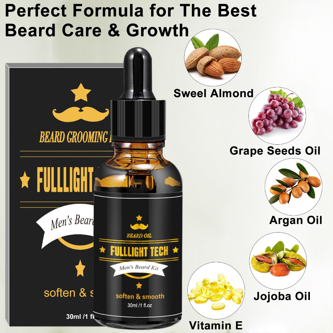 XIKEZAN Men Beard Grooming Trimming Kit Care Beard Growth Kit Oil Barber Beard Product Kit63267754771970112