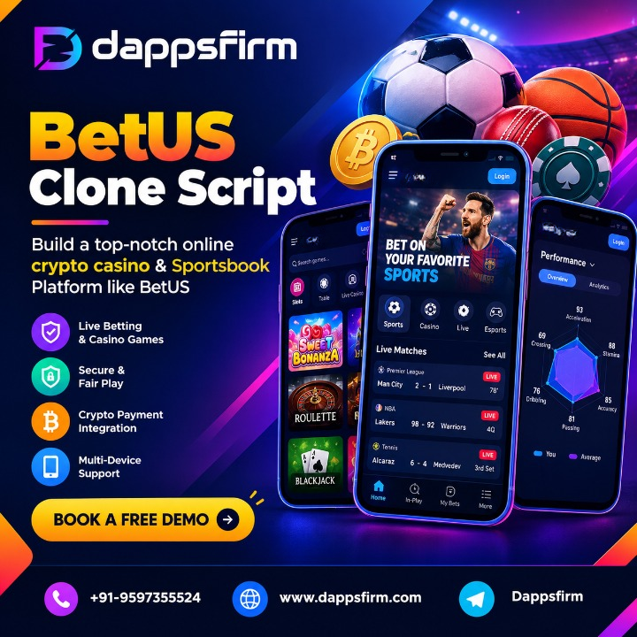 BetUS clone script with free demo and deployment support