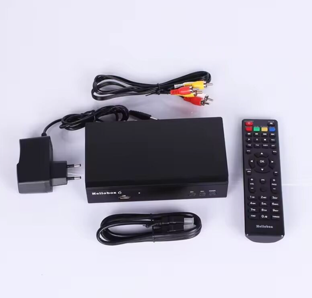 Hellobox 6 Satellite TV Receiver H.265 HEVC DVB-S2/S2X 1080P Multistream/t2mi Satellite TV Decoder63269330405634112