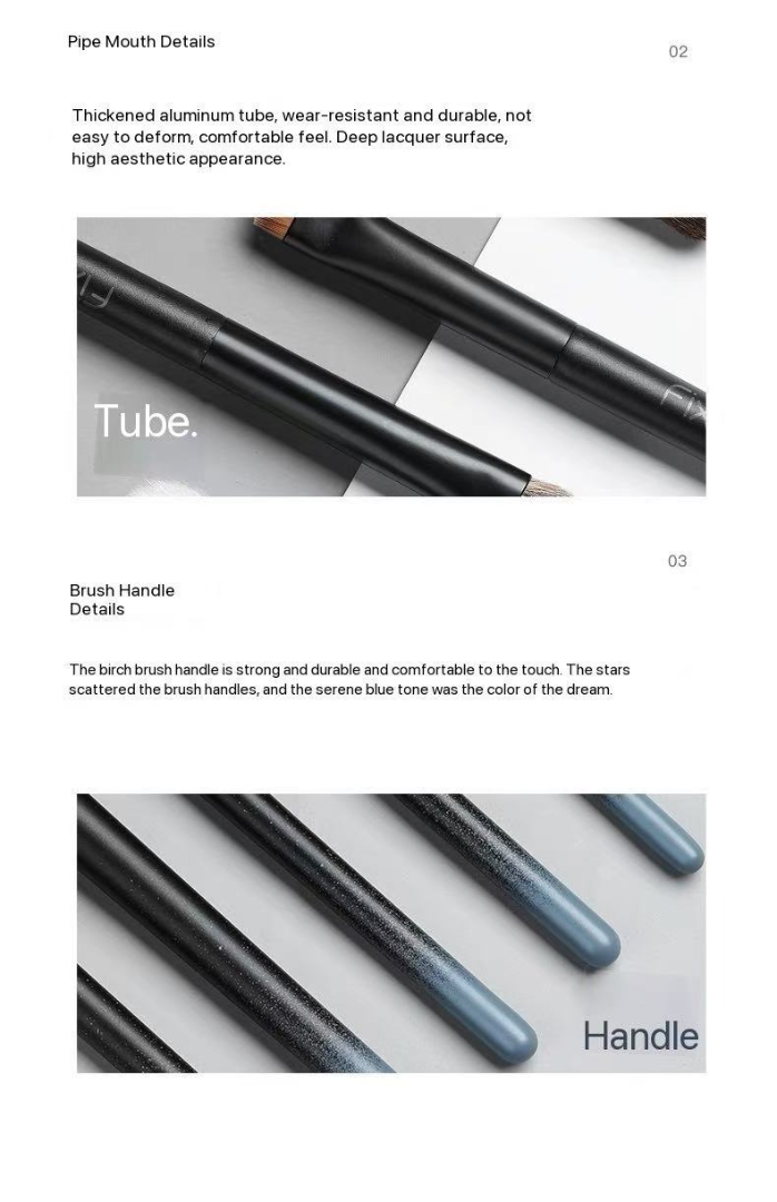 5-piece Eyeshadow Brush Set: Soft Pony Hair Eye Makeup Portable Tools63225454790146114