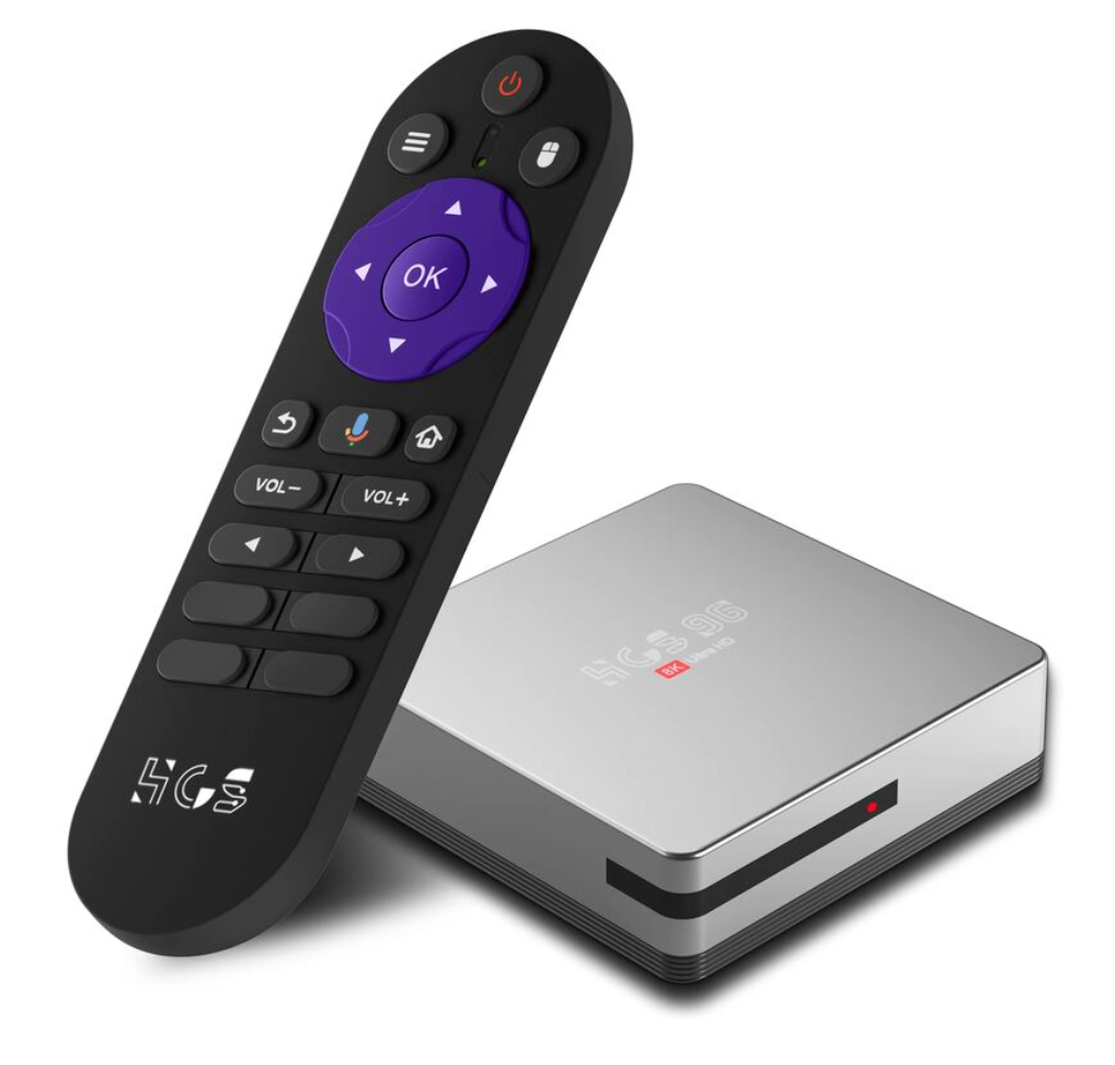 صندوق HCS96 أندرويد 16 لصندوق التلفاز مع واي فاي ثنائي النطاق وفك تشفير بدقة 8K632345730593291118