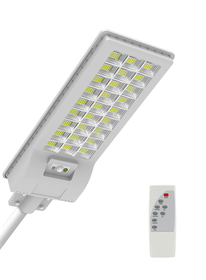 Outdoor Solar Street Light Motion Sensor Waterproof IP65 LED Floodlight Remote Control Patio Yard Garage FT-18300-1
