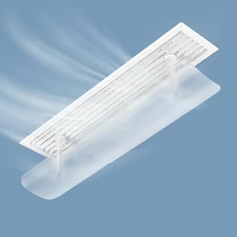 Central Air Conditioner Deflector Adjustable Punch-free Anti Direct Blowing Outlet Air Baffle Windshield 75-100cm WR-057