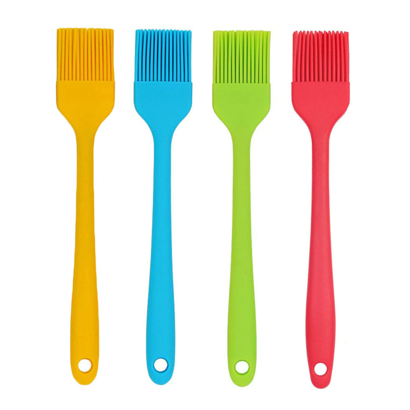 Blythornix Silicone Pastry Brushes for Baking and Cooking, Kitchen Food Basting Brushes for Grill with Long Handle Oil Brush Set636044293551371119