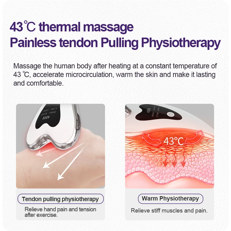 Heart-Shaped Gua Sha Facial & Scalp Massager – High-Frequency Vibration, 45 °C Heat Therapy, Red & Blue LED for Wrinkles, Pores, Acne & Puffiness – IPX6 Waterproof – White/Silver/Black63081172214403110