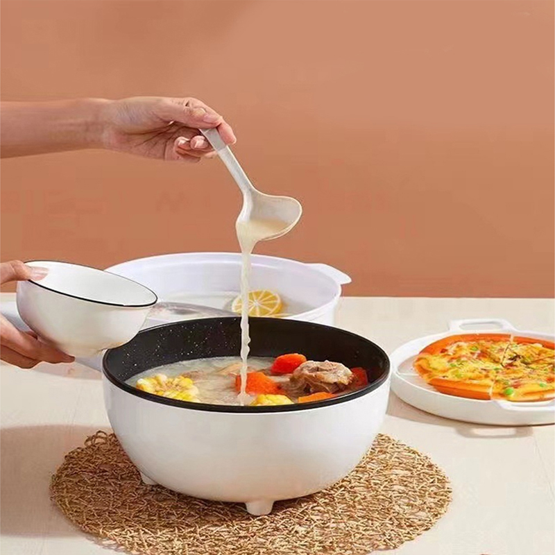 Electric Cooker Multi-Function All-in-One Non-Stick Electric Hot Pot Rice Cooker Noodles Pot Steak Ramen Family Gift Dorm Essentials 6666010263680485478913114