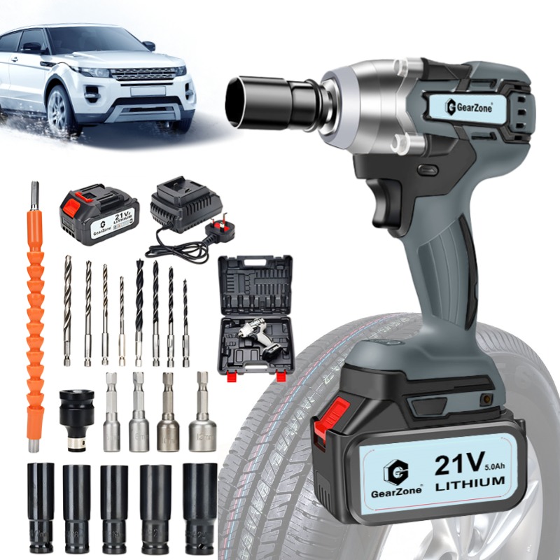 مفتاح ربط ثنائي البطارية بدون فرش GearZone® — إصدار مُحدّث مع إكسسوارات مُضمنة63602211440001110