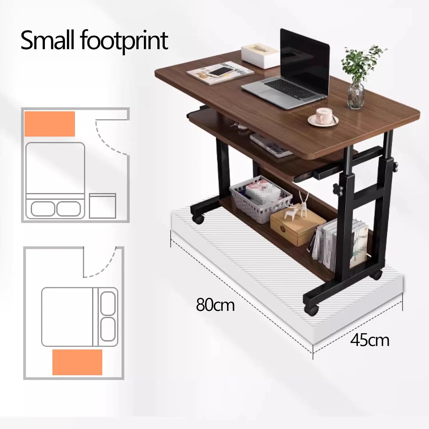 Brand New Twin Size Over Bed Table 636063725780491111
