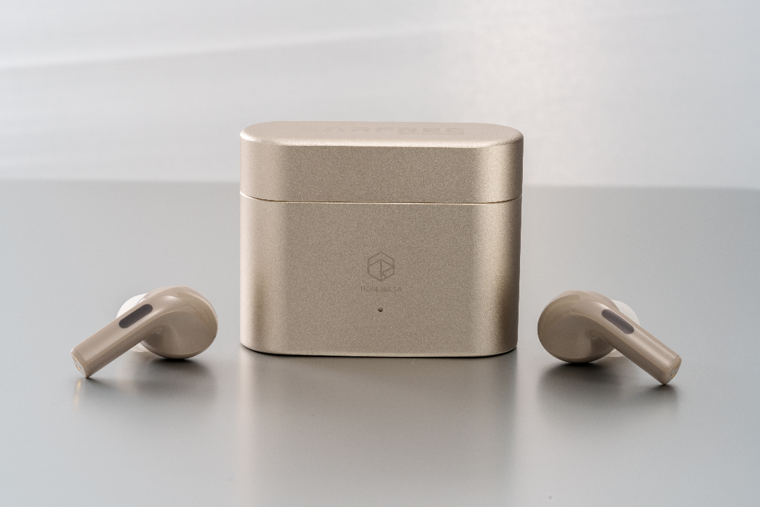 ROSESELSA EarFree i5 Wireless Earbuds Hybrid Active Noise Cancellation Headphones LDAC HiFi Sound Wireless Earphones 48dB ANC IPX5 Bluetooth 5.3 Game Mode 54ms（Champagne Gold）63615273554306110