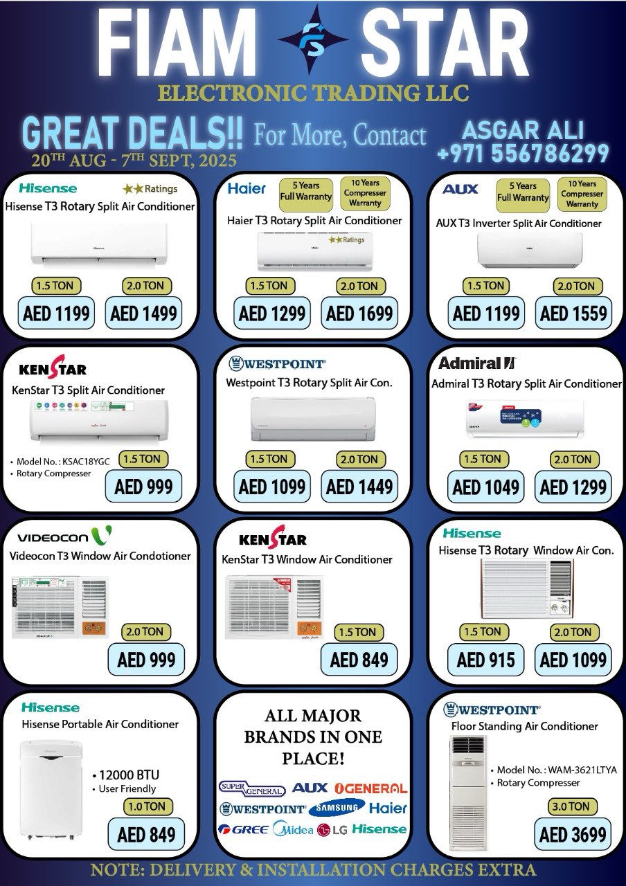 Fiamstar Electronics Trading LLC63582213950595112