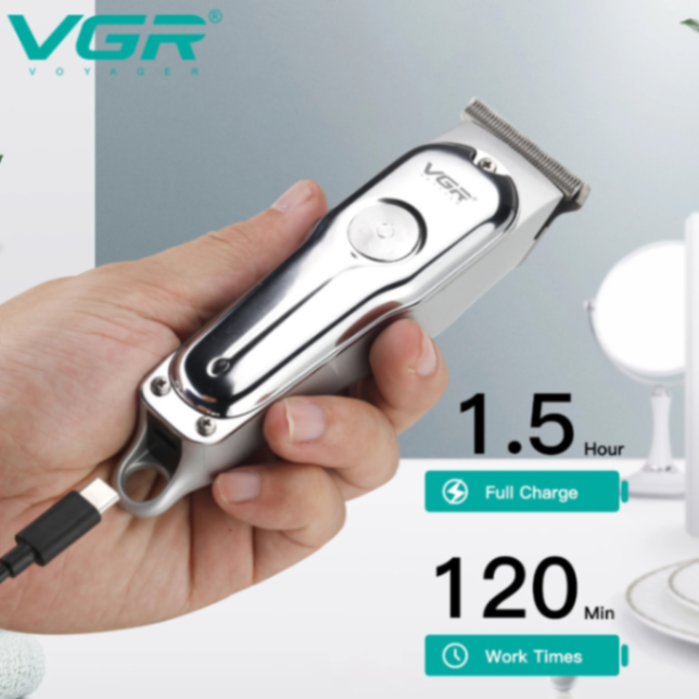 VGR Hair Trimmer Professional Hair Clipper Wireless Hair Cutting Machine Electric Zero Cutting Machine Trimmer for Men V-07163147649930882113