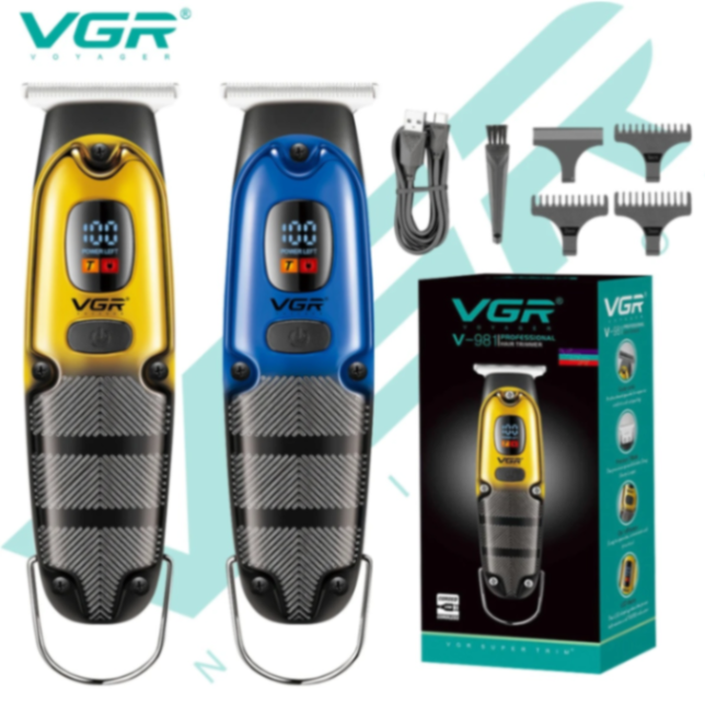 VGR V981  Metal Housing Cordless Hair Trimmer Hair Clipper Professional Barber Hair Cut Machine Trimmer Men632038073456651120