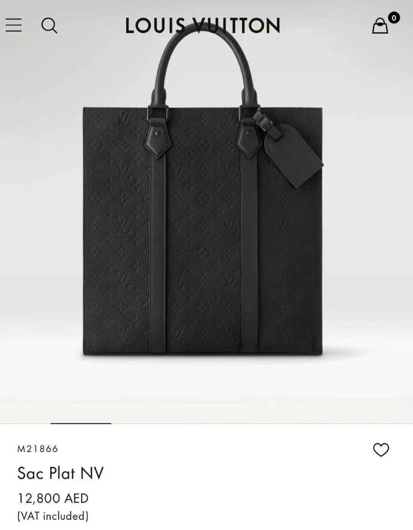 Louis Vuitton Sac Plat NV – Monogram Empreinte | Like New | Full Set632280715297301126