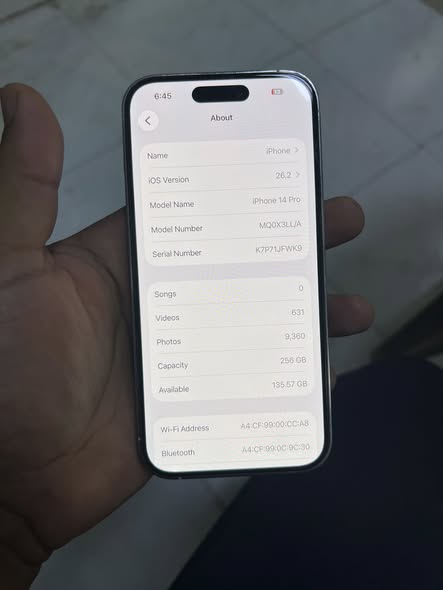 Iphone 14 pro65084299607170110